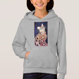Neon Noir Bengalisk Katt T Shirt