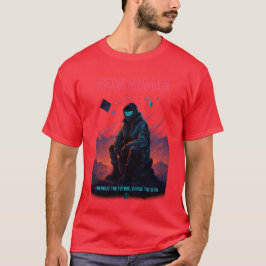 Neon Nomad - Cyber Desert Wanderer T Shirt
