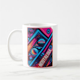 Neon Nostalgia - Vintage vibes Kaffemugg