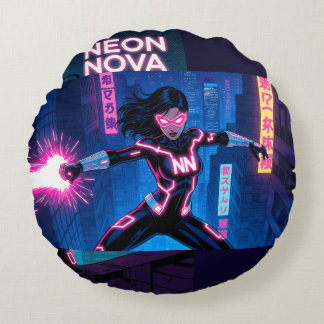 Neon Nova Rund Kudde