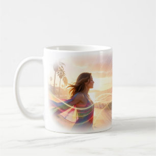 Neon Ocean Dreamwave Mugg