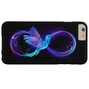 Neon Ofinity Symbol med glowing Hummingbird Barely There iPhone 6 Plus Fodral