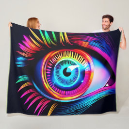 Neon Öga Dream Fleecefilt