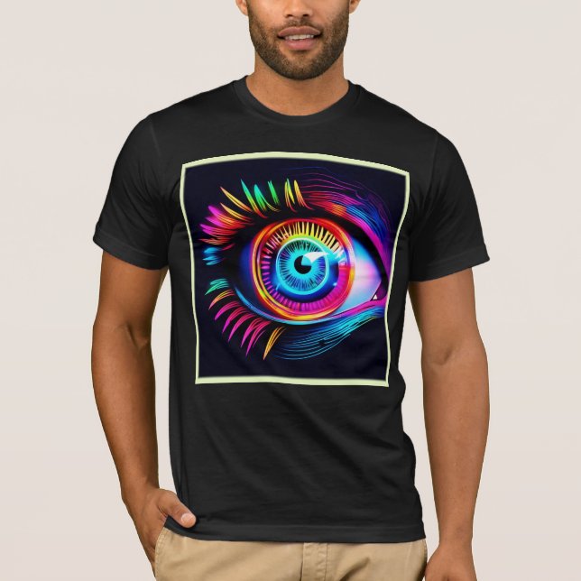 Neon Öga Dream T Shirt (Framsida)