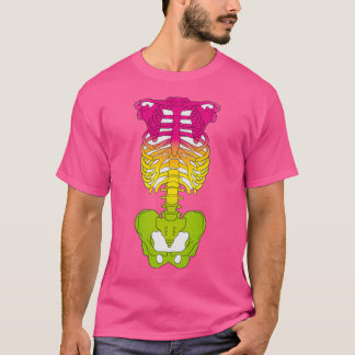 Neon ombr-upploppsmönster t shirt