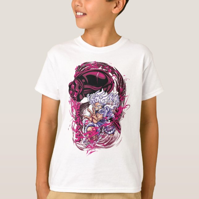 Neon One Piece T Shirt (Framsida)