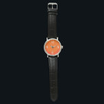 Neon orange - Arabiska siffror - bevakning Armbandsur<br><div class="desc">Fet, nyvunnen färgad, titta på ansikte-design - arabiska siffror i vitt. Vakna för honom som gillar ljusa färger. Nu kan du anpassa den med namn / text / monogram etc. Unik design av Alma Wad. — Orange, färg i Sol, förknippas ofta med Leo. Du kan ta hänsyn till detta när...</div>