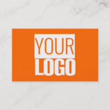 neon orange - lägg till din feta logotyp