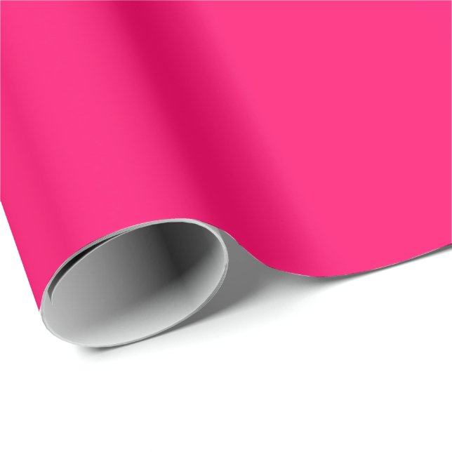 Neon orange och neon rosa ombré nyans färg bleknar presentpapper (Rullad Hörn)