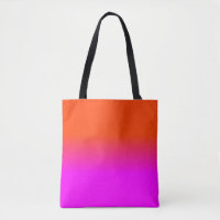 Neon Orange och Shock rosa Ombre-färgtoning Färg