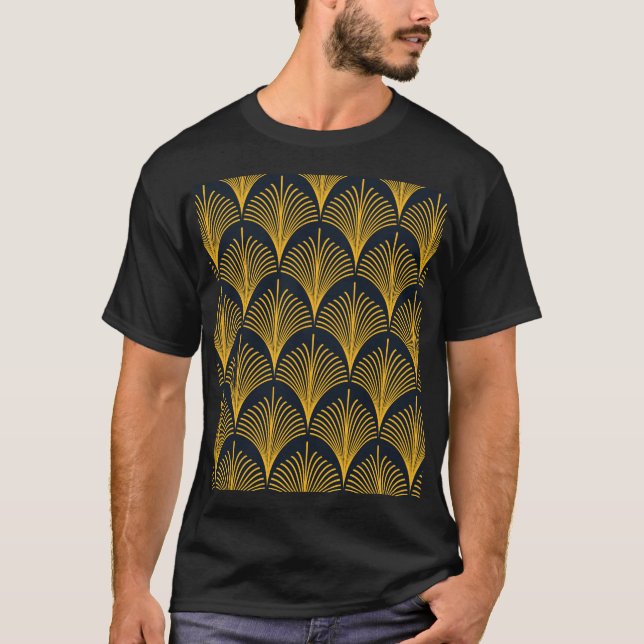 Neon Orange Peacock  Tapet. T Shirt (Framsida)
