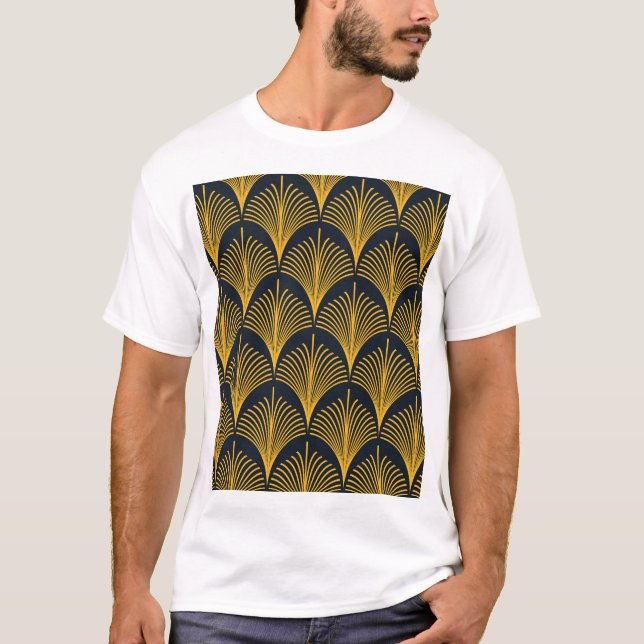 Neon Orange Peacock  Tapet. T Shirt (Framsida)
