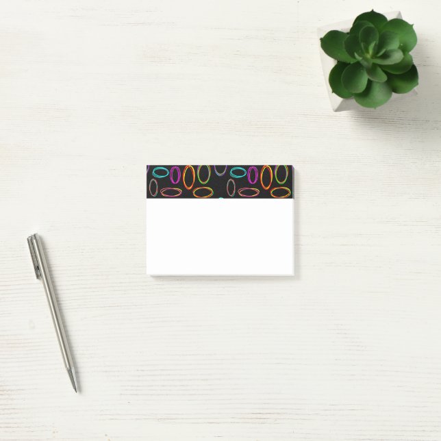 Neon Ovalers Post-it Block (Kontor)