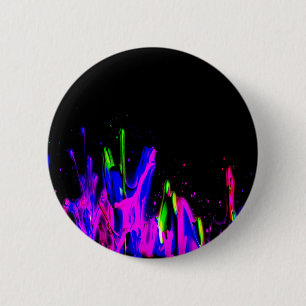 Neon Paint Stänk färglös. PERSONALISERA IT Knapp