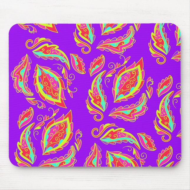 Neon Paisley Musmatta (Framsidan)