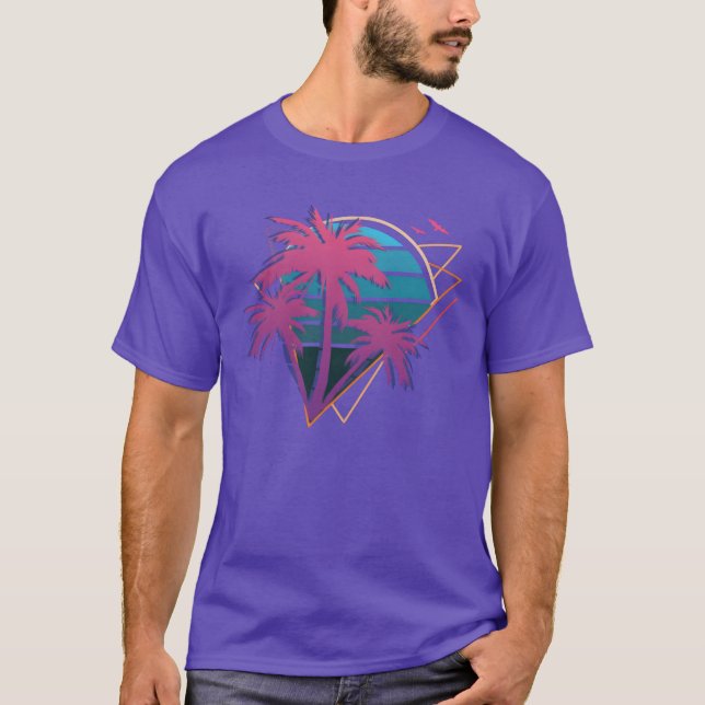Neon Palmrees friend T Shirt (Framsida)