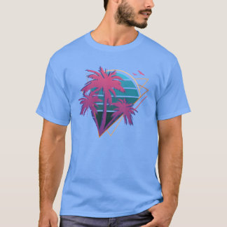 Neon Palmrees vintage T Shirt