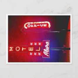 Neon Park Rt 66 Motel Helg Vykort