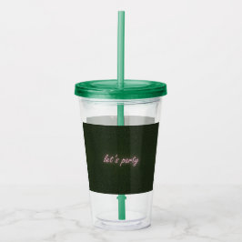 Neon Party Grass Background Take Away Mugg