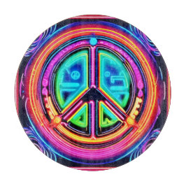 Neon Peace Mandala