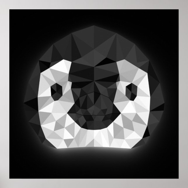 Neon Penguin Poster (Framsidan)