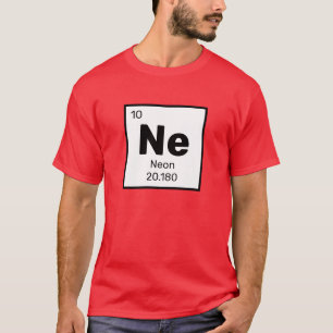 Neon/Periodic Bord - Ne Inslag T-Shirt