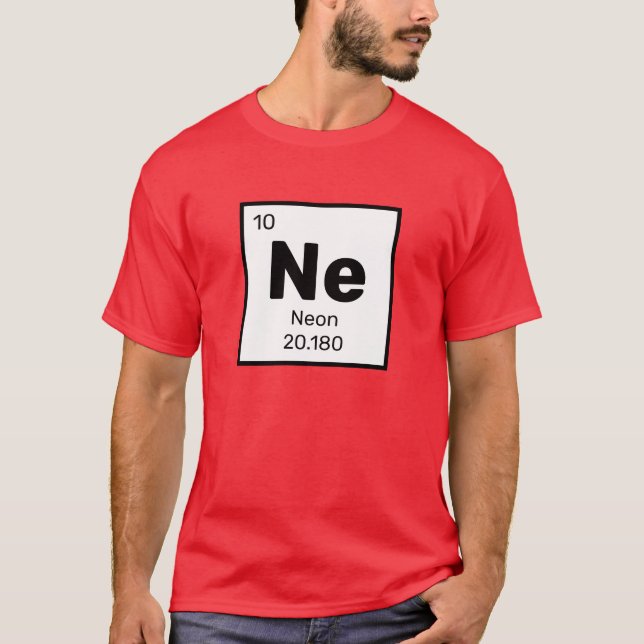 Neon/Periodic Bord - Ne Inslag T-Shirt (Framsida)