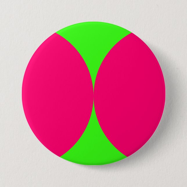 Neon Petal Pop Custom Button Knapp (Framsida)