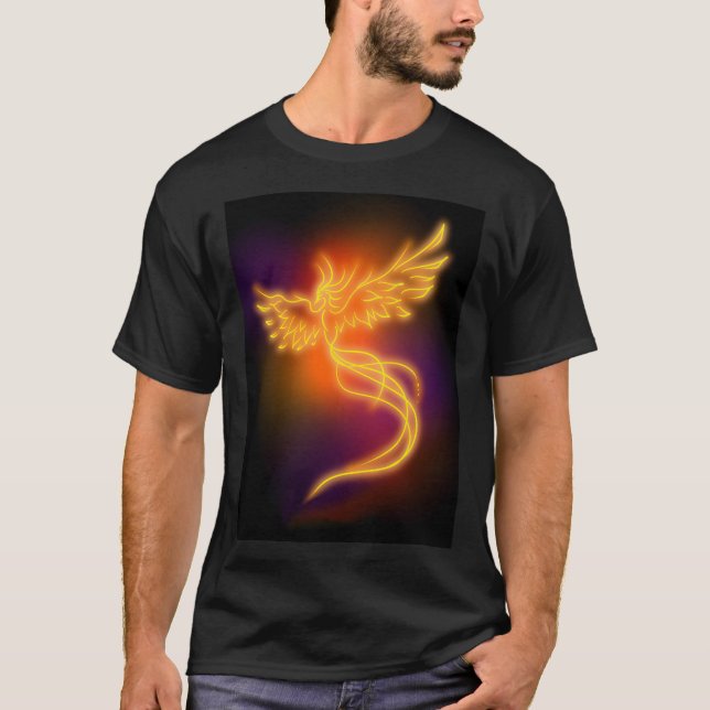Neon Phoenix T Shirt (Framsida)
