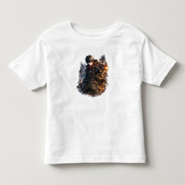 Neon Pistolskytt Brinnande Himlar T Shirt (Framsida)