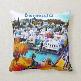 Neon Pop Art Bermuda dekorativ kudde