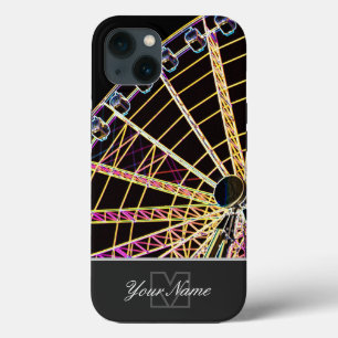 Neon-Pop-Art Ferris Wheel med Monogram!