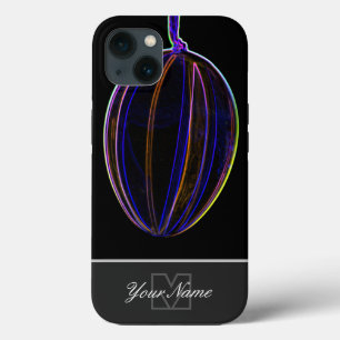 Neon-Pop-Art Glad påsk Egg med Monogram! Fodral-