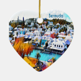 Neon Pop Bermuda Julgransprydnad Keramik