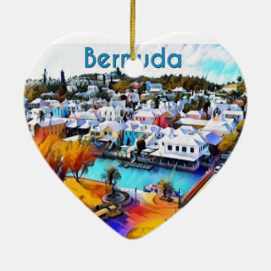 Neon Pop Bermuda Julgransprydnad Keramik