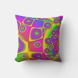 Neon Pop Papper Psychedelic Kudde