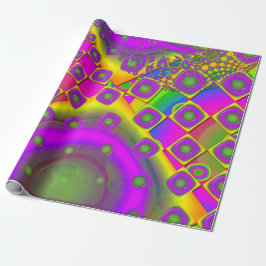 Neon Pop Papper Psychedelic Presentpapper