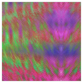 Neon Psychedelic Geometric print Structure Tyg