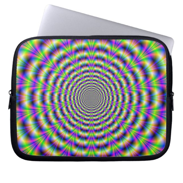 Neon Pulse Laptop sleeve (Framsidan)