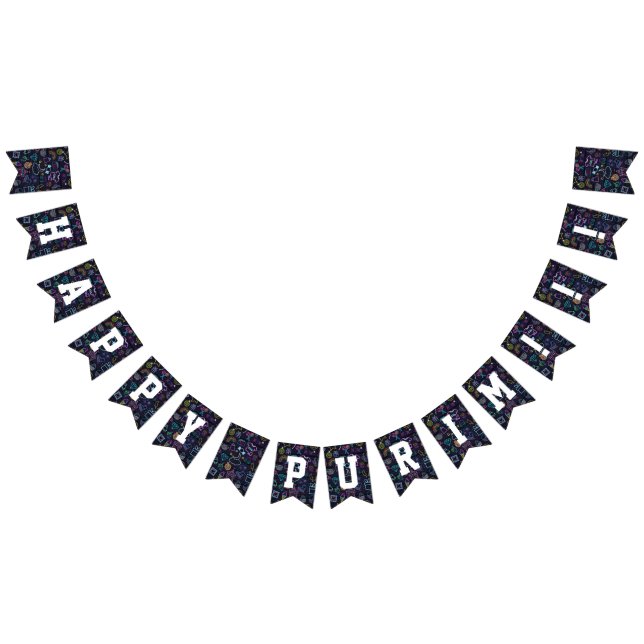 Neon Purim Vimplar (Alla)