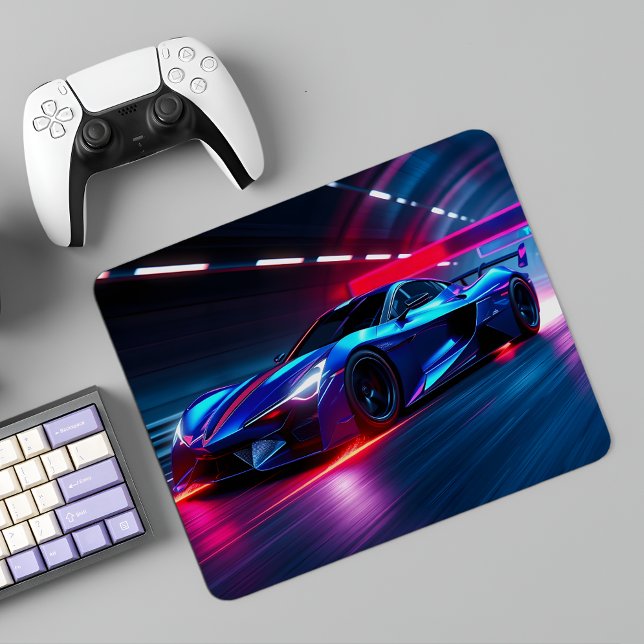 Neon Racer: Futuristiska Supercar i Cyberpunk City Musmatta (Skapare uppladdad)