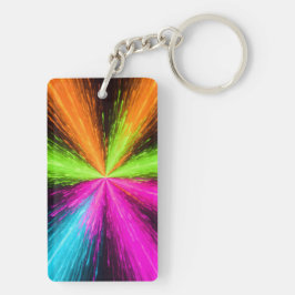 Neon Radial Burst Explosion