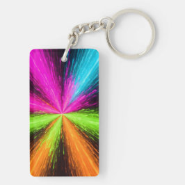 Neon Radial Burst Explosion