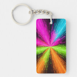 Neon Radial Burst Explosion