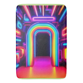Neon Rainbow Gateway Badrumsmatta