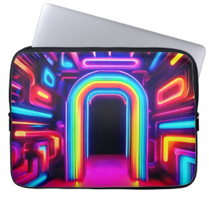 Neon Rainbow Gateway Laptop Fodral