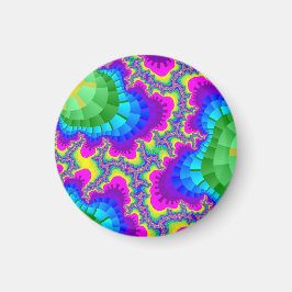 Neon Rainbow Gear Magnet