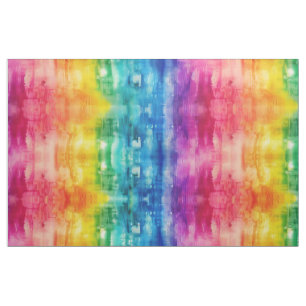 Neon Rainbow Ice Tie Dye Tyg