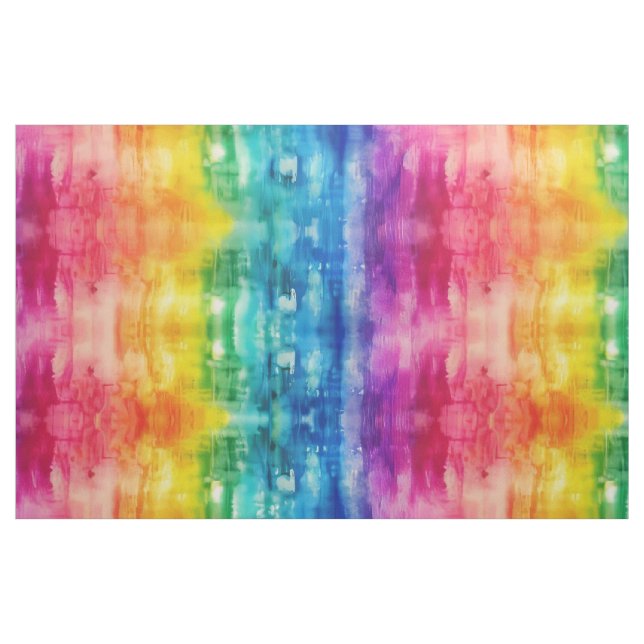 Neon Rainbow Ice Tie Dye Tyg (Yard)