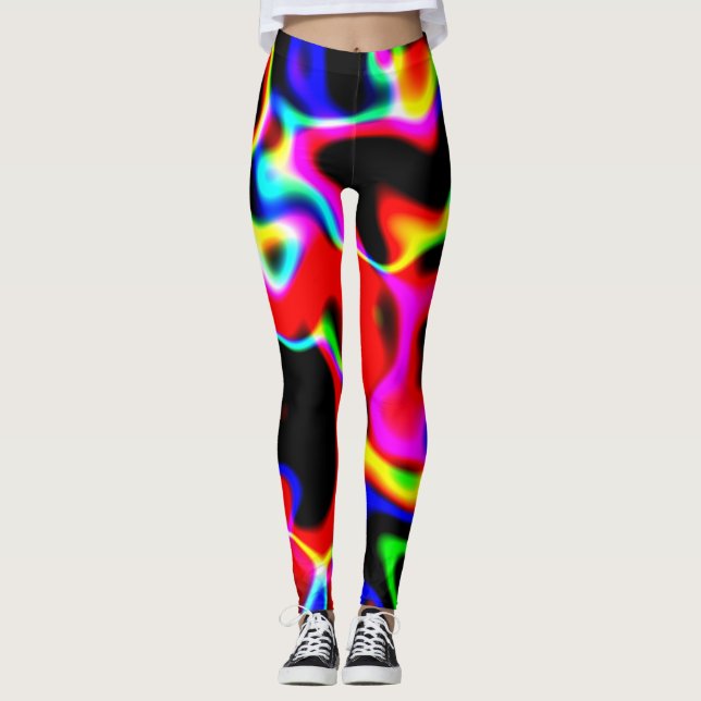 Neon Rainbow Leggings (Framsida)